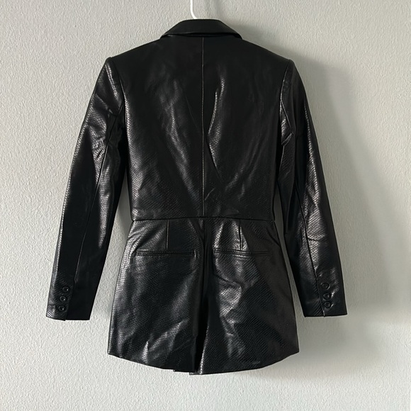 Saylor Rooney Romper in Snake Leather - Picture 3 of 5